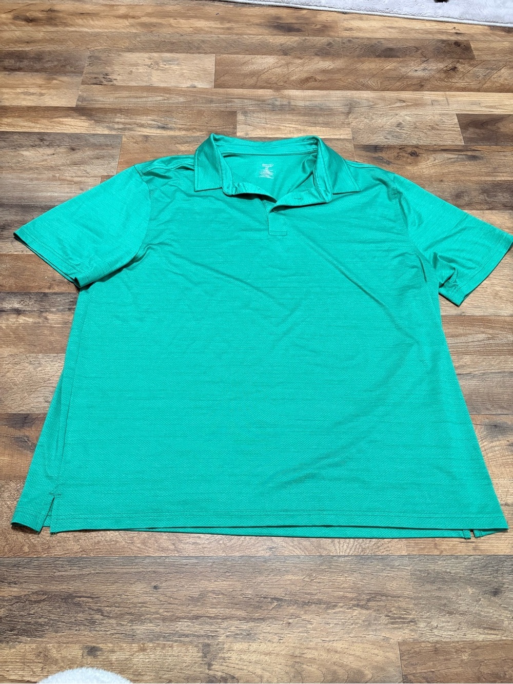 Member’s Mark Performance Polo XXL Green Athletic Golf Shirt Moisture Wicking